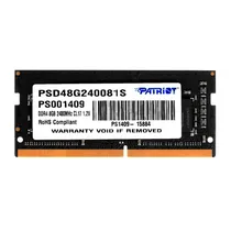 Mem NB DDR4 8GB 2400 Patriot Signature PSD48G240 PSD48G240081S