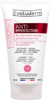 Máscara Facial + Limpador 2 Em 1 Anti-Imperfections Evoluderm - 150ML
