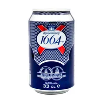 Cerveza 1664 Lager Lata 330ML  Cerveza 166...