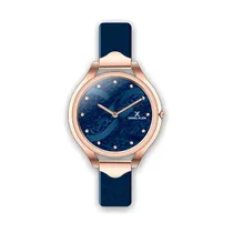 Relógio Analógico Feminino Daniel Klein Premium DK.1.12268-3 - Rosa Ouro e Azul