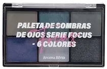 Palete Sombra Ayvanna Rêver Serie Focus 04 Danning Blue - 1.5GX6 (6 Cores)