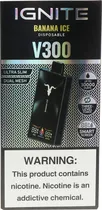 Vape Descartável Ignite V300 Banana Ice 30000 Puffs