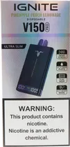 Vape Descartável Ignite V150 Pro Pineapple Peach Lemonade 15000 Puffs