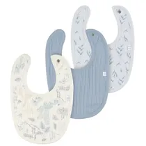 Just Born Set 3 Baberos Tela Selva