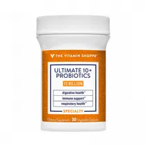 Probiotics Ultimate 10+ 13 Billion The Vitamin Shoppe 30 Cápsulas Vegetarianas