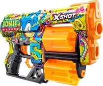 Lançador de Dardos X-Shot Hyper Spike Sonic The Hedgehog Zuru - 36583