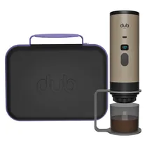 Cafeteira Portátil Dub Coffee Maker Dbcmkit Multicaps 3 Em 1 USB-C - Marrom Claro