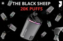 Pod Descartavel The Black Sheep 20000 Puffs - Menthol + Watermelon Green Apple