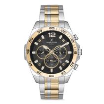 Relogio Analogico Masculino Daniel Klein DK.1.12734-6 Exclusive Gents / Pulseira de Aco Inoxidavel - Prata/Dourado