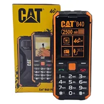 Celular Cat B40 Built For It / 4G Lte / 2.4" / 2500MAH / Camera / FM Radio - Preto