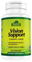 Alfa Vitamins Vision Support Contains Lutein (60 Cápsulas)