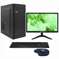 PC Montado Intel Core i3 3220 de 3.3GHZ 16GB de Ram / 120GB SSD + Monitor / Mouse / Teclado / Mouse Pad - Preto