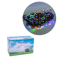 Luzes Solares Pisca 30M 300L Coloridas