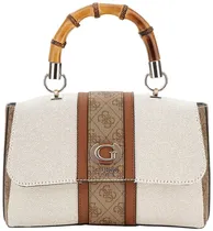 Bolsa Guess AG933720 Kerima Feminina - Natural/Latte Logo