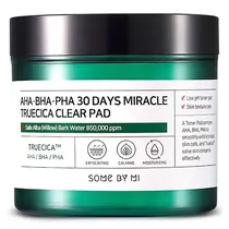 Almofadas Tônicas Some BY Mi Aha Bha Pha 30 Days Miracle Truecica Clear Pad de 70 Unidades