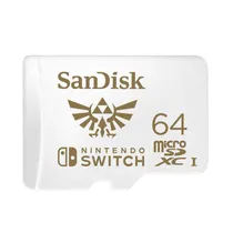 Memoria Micro SD Sandisk 64GB p/Nintendo
