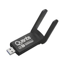 Adaptador Wifi Quanta QTAAD1300 USB Con Antena Dual 2.4 GHZ - 5 GHZ 1300 MBPS