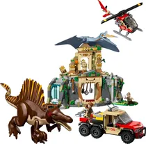 Lego Jurassic Spinosaurus & Quetzalcoatlus Air Mission - 76976 (984 Peças)