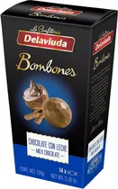 Chocolate Bombons Delaviuda Chocolate com Leite - 150G