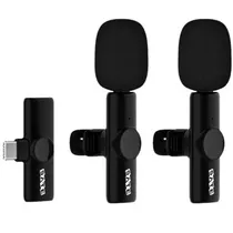 Microfone Sem Fio para Smartphone Satellite A-MK231 com USB-C - Preto