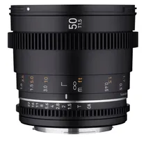 Lente Cine Samyang Canon VDSLR 50MM T1.5 II RF FF
