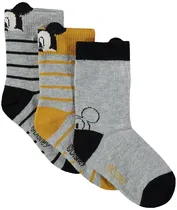 Meias para Bebê Orchestra Alamog-GRM Mickey Masculina (3 Pares)