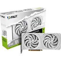 Placa de Vídeo Palit Dual Geforce RTX 4060 Ti 8 GB GDDR6 (NE6406T019P1-1048D) - Branco