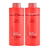Kit Wella Brilliance Coarse (Shampoo+Condicionador) 1LT