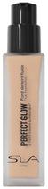 Base Sla Paris Perfect Glow Foundation de Teint Fluide 02 Golden Porcelain - 30ML