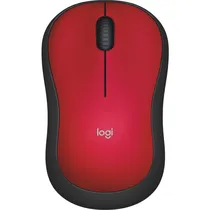 PC Mouse Logitech M185 Red Sem Fio
