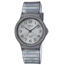 Relógio Masculino Analógico Casio MQ-24S-8BDF Cinza Transparente