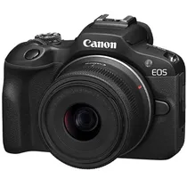 Câmera Canon Eos R100 com Lente RF-s 18-45 MM Is STM de 4.1MP Wi-Fi/ Bluetooth - Preto