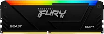 Memória Kingston Fury Beast RGB 32GB 3600MHZ DDR4 KF436C18BB2A/32