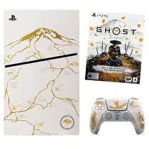 Console Sony Playstation 5 Slim 1TB CFI-2015 Ghost Of Yotei Gold Limited Edition 8K + Cupom