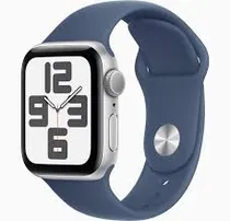 Apple Watch Se 2GEN MXEQ3LL/ A 44M/ GPS/ Silver Aluminum/ Denim Sport