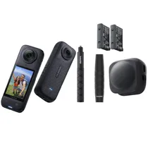 Kit Câmera de Ação INSTA360 X4 Travel Bundle - Preto (Cinsabma)