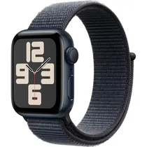 Apple Watch Se 2 (2024) MXEA3LL/A - Bluetooth - Wi-Fi - GPS - 40MM - Midnight Aluminum/Ink Sport Loop