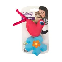 Juguete para Mascota Pawise 27811 Meow Meow Life Peluche de Flamenco Y Flor 2 Piezas