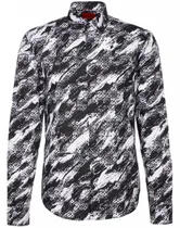 Hugo Boss Camisa Camisa 50501841-001 (T) s Black/White