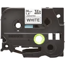 Fita para Rotulador Brother P-Touch TZE-261 36 MM - Preto/Branco 8 Metros