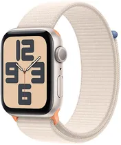 Apple Watch Se 2 (GPS) Caixa Alumínio Starlight 44MM Pulseira Starlight Sport Loop