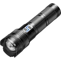 Lanterna LED Smiling Shark SD-5999 - Preto