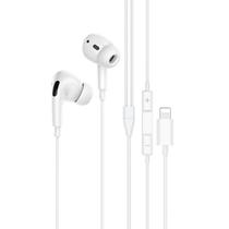 Fone de Ouvido Pop-Up Window com Conector Lightning para iPhone 7, 8, X, XS, XR e 11 - Branco