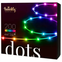 Luzes Twinkly Dots 200 (Gen II) RGB Wi-Fi/Bluetooth/IP20 USB - TWD200STP-Tus