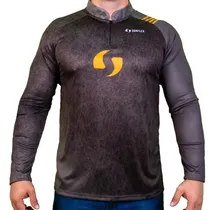 Camiseta Sunflex DRY-Fit UV50+ Masculino - Cinza