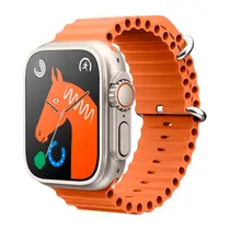 Relogio Ultra 8 Max Smartwatch 49MM Titanium Case Orange