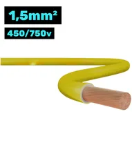 Cabo Flexível CH 450/750V 1.5MM 100M Amarelo