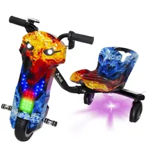 Triciclo Elétrico Audisat 6.5" Bluetooth/Speaker - Ice Fire Triciclo Elétrico Audisat 6.5" Bluetooth/Speaker - Ice Fire