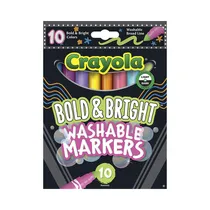 Marcadores Crayola Bold & Bright Colors Washable Markers 58-7735 10 Unidades