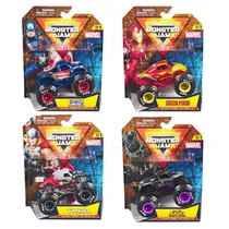 Spin Master Vehiculos Monster Jam Metálico Escala 1:64 Marvel Heroes Plastico Multicolor